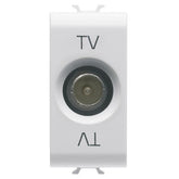 Koros-Direct Male TV Socket 1 Module White